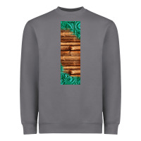 Storm western tooled leather sunflower turquoise gemstone pen wrap 1 Heavyweight Sweatshirt - Jasminsmagicworld