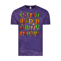 Cloud Purple cotton headed ninny muggins Vintage Tee - MaliasSmallBusiness