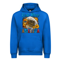 Cobalt God Bless America Urban Hoodie - LillyAllenDesigns