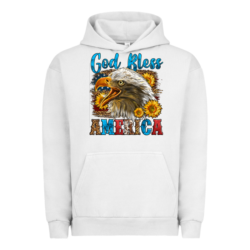 God Bless America Urban Hoodie by LillyAllenDesigns | Teevron