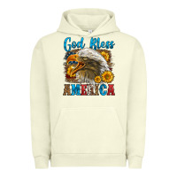 Pigment Pistachio God Bless America Urban Hoodie - LillyAllenDesigns