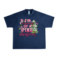 Navy im dreaming of a pink christmas Urban Heavy Tee - MaliasSmallBusiness