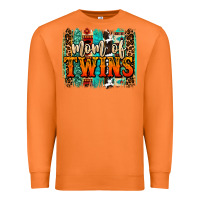 Mom Of Twins Western Brushstroke Premium Sweatshirt | Teevron