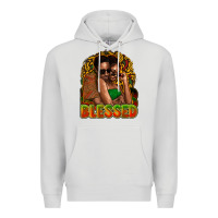 Dove Grey Black couple blessed Premium Hoodie - HowdyJamesFarm