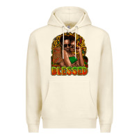 Sandshell Black couple blessed Premium Hoodie - HowdyJamesFarm