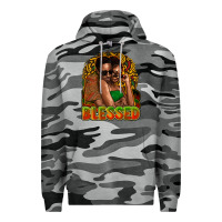 Slate Camo Black couple blessed Premium Hoodie - HowdyJamesFarm