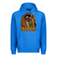 True Royal Black couple blessed Premium Hoodie - HowdyJamesFarm