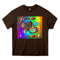 Chocolate Brown lgbtq pride Heavy Core Tee - AdoDesignShop