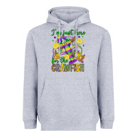 Heather Grey ı'm just here for the crawfish olivia Heavyweight Hoodie - OliviaCreatesArt