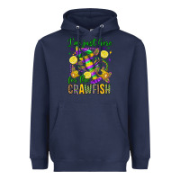 Navy ı'm just here for the crawfish olivia Heavyweight Hoodie - OliviaCreatesArt