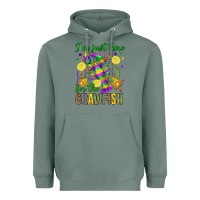 Sage ı'm just here for the crawfish olivia Heavyweight Hoodie - OliviaCreatesArt