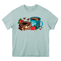 Arona donut coffee strawberry Heavy Core Tee - AdoDesignShop
