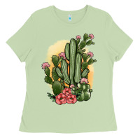 Matcha cactus Ladies Tee - JahusDesignShop