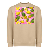 Mushroom pink pineapple Heavyweight Sweatshirt - BarkalooDesign