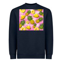 Navy pink pineapple Heavyweight Sweatshirt - BarkalooDesign