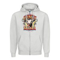 Dove Grey Country Mama Zipper Hoodie - HowdyJamesFarm