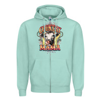 Seafoam Country Mama Zipper Hoodie - HowdyJamesFarm