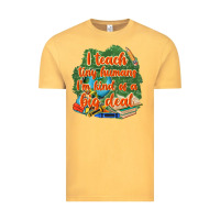 Vintage Mustard i teach tiny humans im kind of a big deal Vintage Tee - NancyCooperArtShop