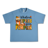 Pebble Blue whatever spices your pumpkin Urban Heavy Tee - MaliasSmallBusiness