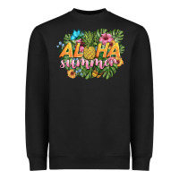 Black aloha summer Heavyweight Sweatshirt - BarkalooDesign