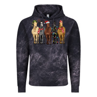 Cloud Black horses with christmas Vintage Hoodie - MaliasSmallBusiness