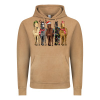 Vintage Camel horses with christmas Vintage Hoodie - MaliasSmallBusiness