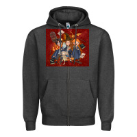 Charcoal Heather wizard kids with glitter Zipper Hoodie - TumblerDesignByShophia