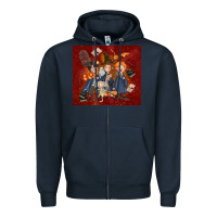 Navy wizard kids with glitter Zipper Hoodie - TumblerDesignByShophia