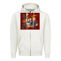 Oatmeal Heather wizard kids with glitter Zipper Hoodie - TumblerDesignByShophia