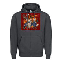 Smoke wizard kids with glitter Zipper Hoodie - TumblerDesignByShophia
