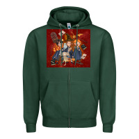 Sports Green wizard kids with glitter Zipper Hoodie - TumblerDesignByShophia