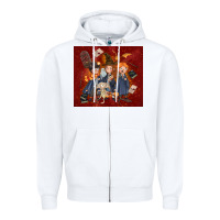 White wizard kids with glitter Zipper Hoodie - TumblerDesignByShophia