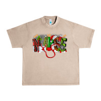 French Oak nurse christmas Urban Heavy Tee - MaliasSmallBusiness