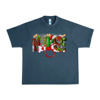 Midnight Navy nurse christmas Urban Heavy Tee - MaliasSmallBusiness