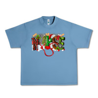 Pebble Blue nurse christmas Urban Heavy Tee - MaliasSmallBusiness