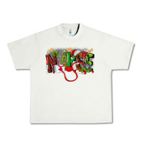 Pistachio nurse christmas Urban Heavy Tee - MaliasSmallBusiness
