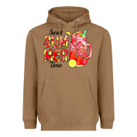Toasted Coconut sweet summer time waterolor Heavyweight Hoodie - CowCowDesign