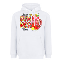 White sweet summer time waterolor Heavyweight Hoodie - CowCowDesign