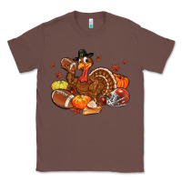 Chestnut football turkey thanksgiving Classic Tee - MaliasSmallBusiness