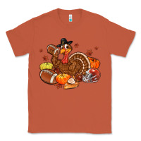 Copper football turkey thanksgiving Classic Tee - MaliasSmallBusiness