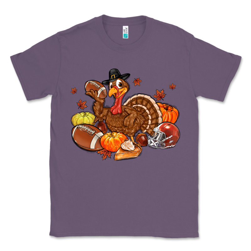 Football Turkey Thanksgiving Classic Tee by MaliasSmallBusiness | Teevron