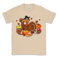 Mushroom football turkey thanksgiving Classic Tee - MaliasSmallBusiness