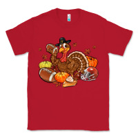 Red football turkey thanksgiving Classic Tee - MaliasSmallBusiness