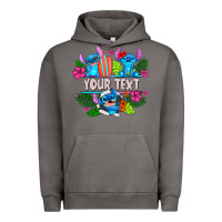 Pigment Tornado Your Text Stich Urban Hoodie - CowhideDigitalArt