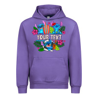Tulip Your Text Stich Urban Hoodie - CowhideDigitalArt