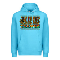 Ocean Blue Juneteenth Premium Hoodie - HowdyJamesFarm