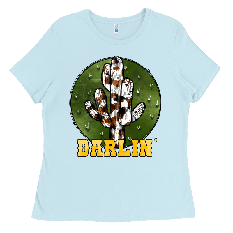 Cowhide Darlin Ladies Tee by JahusDesignShop | Teevron
