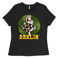 Black cowhide darlin Ladies Tee - JahusDesignShop
