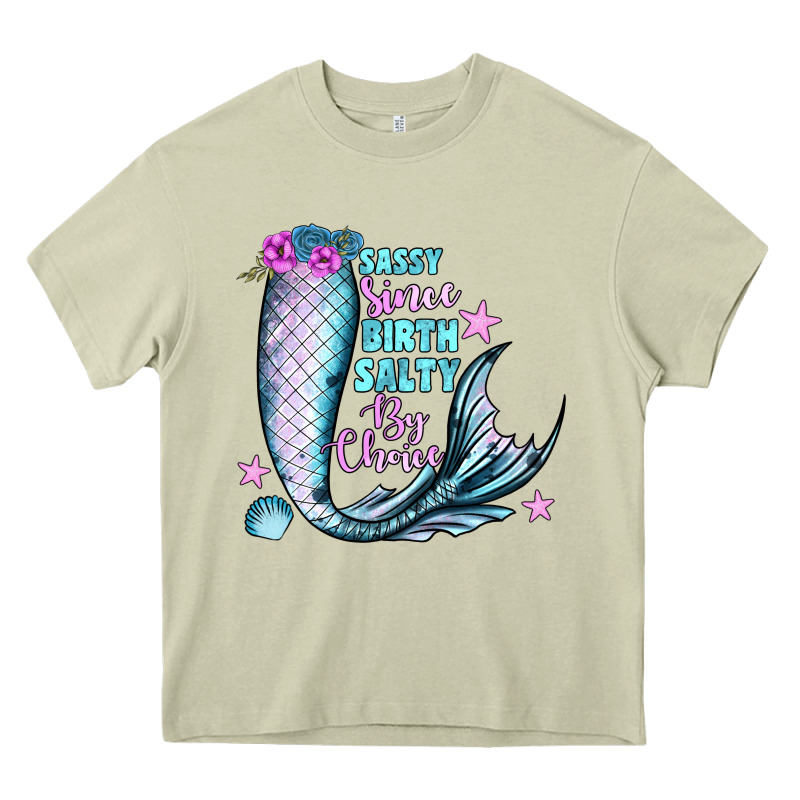 Sassy Since Birth Salty By Choice Heavy Core Tee by JahusDesignShop | Teevron