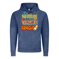 Vintage Denim the influence of a good teacher Vintage Hoodie - NancyCooperArtShop